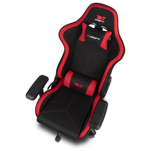 Chaise de jeu Drift DR110 noire/rouge