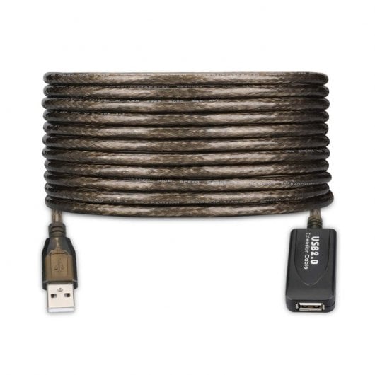 Ewent EW1021 cavo USB 10 m USB 2.0 USB A Nero