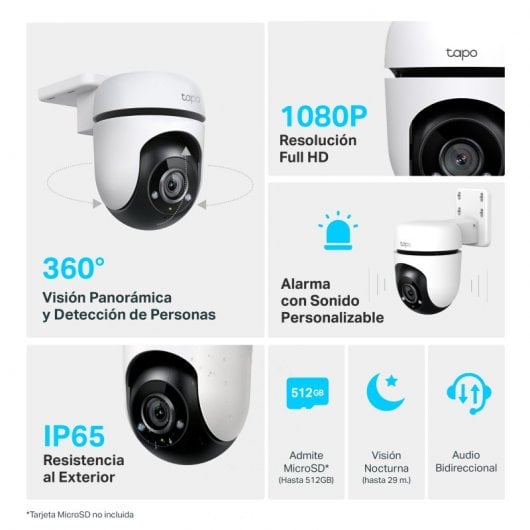 TP-Link Tapo C500 Câmara de Segurança IP Exterior 360º FullHD
