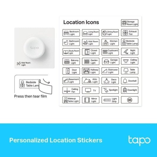 Interrupteur Intelligent TP-Link Tapo S200D WiFi Alarme Contrôle Lumières