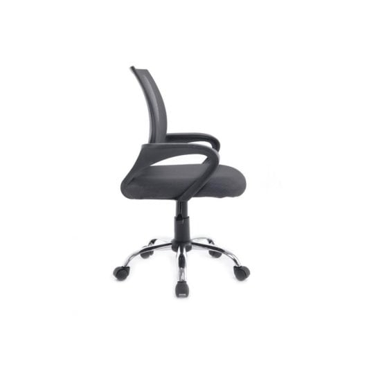 Chaise de bureau Equip 651014 Mesh ergonomique gris base chromée