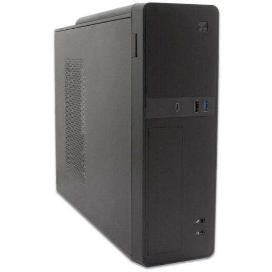 CoolBox T310 Slim MATX USB-C Nero + Alimentatore da 500 W