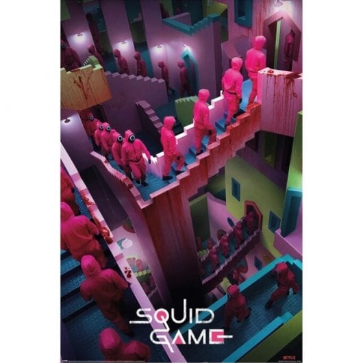 Pyramid Maxi Poster The Squid Game Crazy Stairs 91,5x61cm