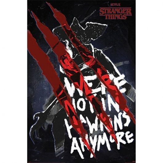 Maxi poster piramidale Stranger Things 4 Not in Hawkins 91,5x61 cm