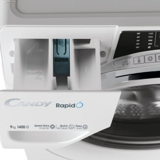 Candy RapidÓ RO 1496DWMCT/1-S Lavadora de Carga Frontal 9Kg A Blanca