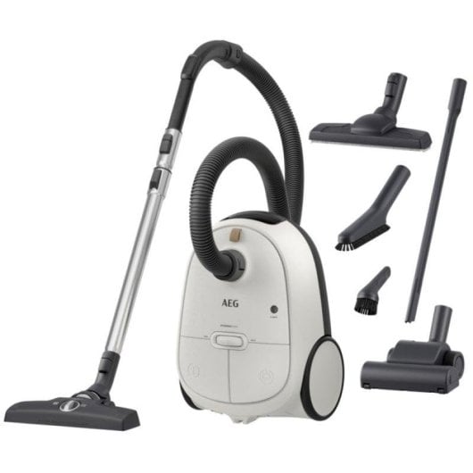Aspirateur avec Sac AEG AB61H6SW 850W Filtre HEPA 3,5L Accessoires Multi-surfaces