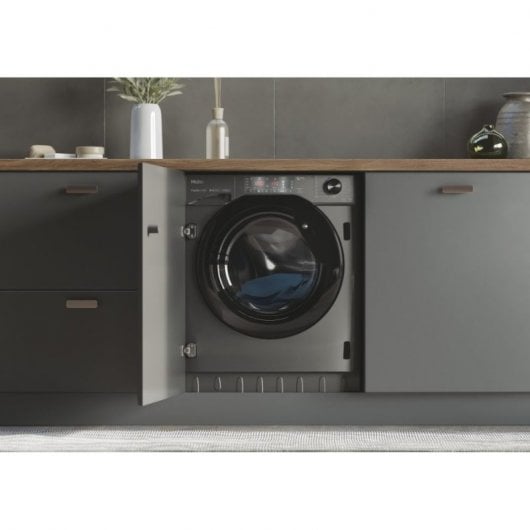 Haier HWQ90B416FWBR Máquina de Lavar Roupa Encastrável 9Kg A