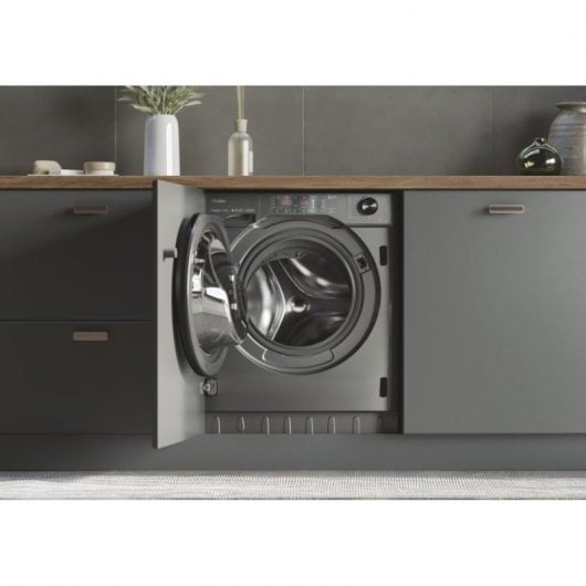 Haier HWQ90B416FWBR Máquina de Lavar Roupa Encastrável 9Kg A