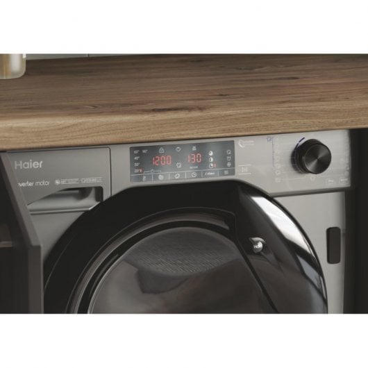 Haier HWQ90B416FWBR Máquina de Lavar Roupa Encastrável 9Kg A