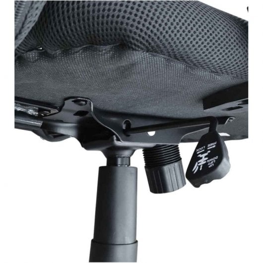 Home Heavenly Jasper Silla de Escritorio Respaldo Transpirable Asiento Giratorio Negro