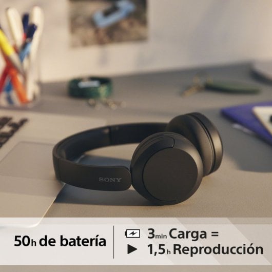 Sony WH-CH520 Auriculares Bluetooth Negros