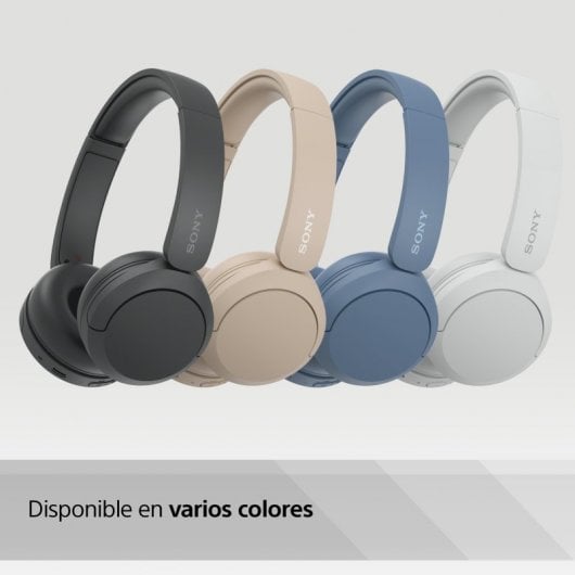 Sony Cuffie Bluetooth wireless WH-CH520 - Durata della batteria fino a 50 ore con ricarica rapida, stile on-ear - Blu