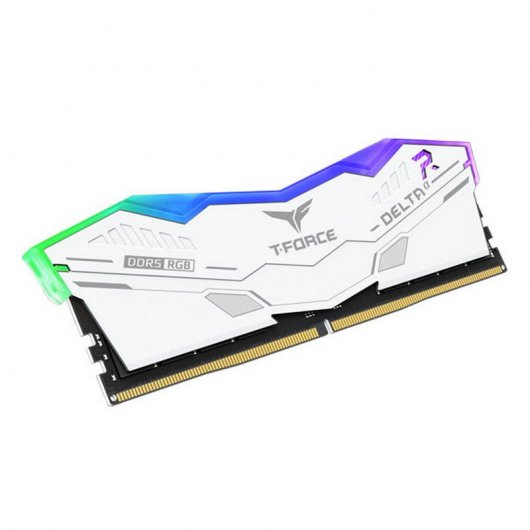 Team Group T-Force Delta Alpha DDR5 RGB 6000MHz PC5-48000 32GB 2x16GB CL38 Brancas AMD EXPO