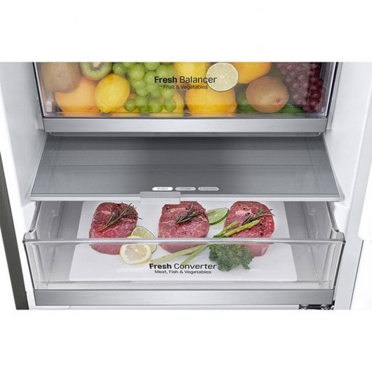 LG GBB72PZVCN1 Frigorífico Combinado C Aço Inoxidável