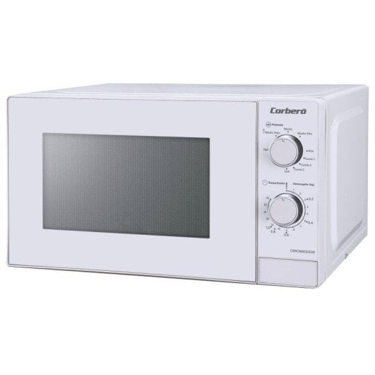 Mikrowelle Corberó CMICM5020GW 20 Liter 700W mit Grill 9 Leistungsstufen