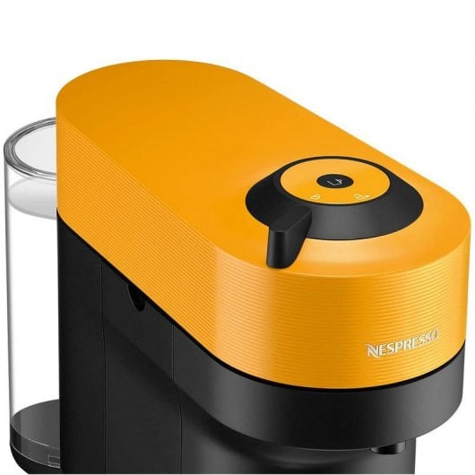 Machine à café Nespresso DeLonghi Vertuo Pop, poignée jaune