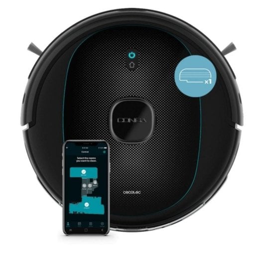 Aspirador Robô com Mopa Cecotec Conga 5290 Ultra T Navegação Laser 2.700 Pa Controlo por Voz