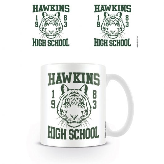 Pyramide Keramiktasse Stranger Things Hawkins High School