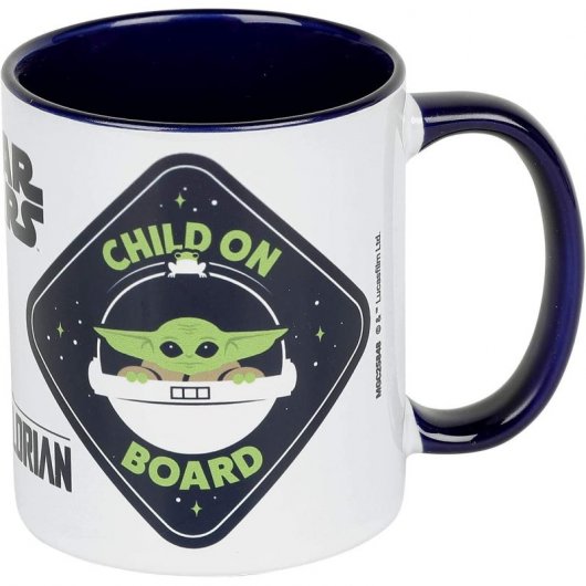 Pyramiden-Keramikbecher Star Wars The Mandalorian Das Kind an Bord