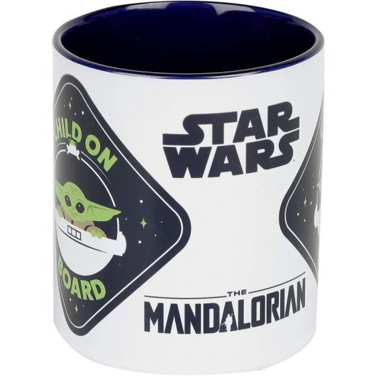 Tazza in ceramica piramidale Star Wars The Mandalorian Il bambino a bordo