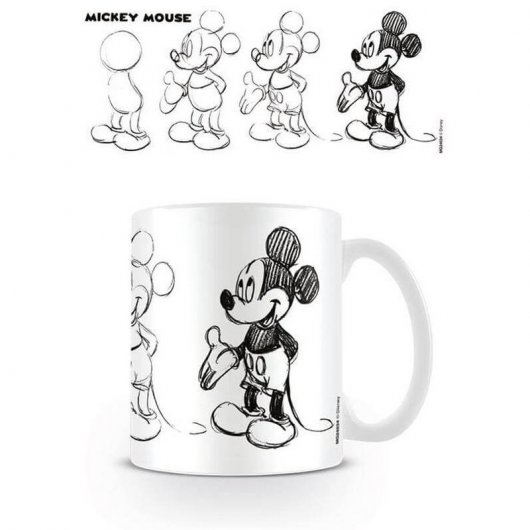 Pyramid Taza de Cerámica Disney Boceto de Mickey Mouse