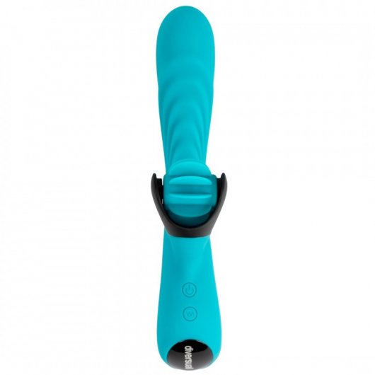 Diversual Molly Vibrador Conejito para Estimulación de Clítoris y Punto G Recargable Turquesa