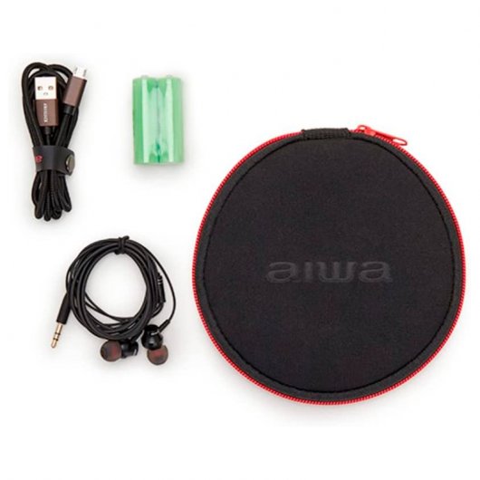 Aiwa WaLK Leitor de CD/MP3 Portátil Preto/Azul