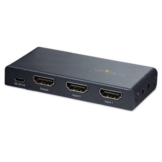 StarTech Switch Comutador HDMI 2 Portas 8K com Seletor HDMI 2.1 UHD 4K a 120Hz/8K a 60Hz HDR10+