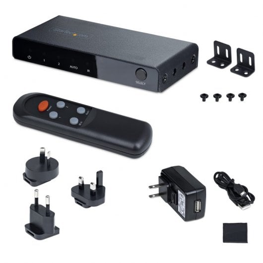 StarTech Switch Comutador HDMI 2 Portas 8K com Seletor HDMI 2.1 UHD 4K a 120Hz/8K a 60Hz HDR10+