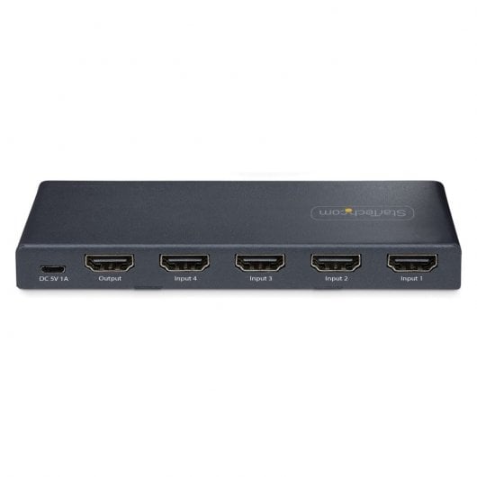 StarTech Switch Conmutador HDMI 4 Puertos 8K 60Hz con Switch Selector HDMI 2.1 4K 120Hz HDR10+ UHD