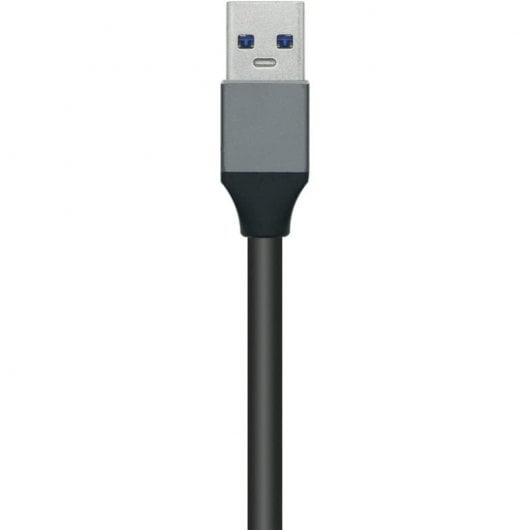 Aisens Adaptador Hub 4x USB 3.0 Negro