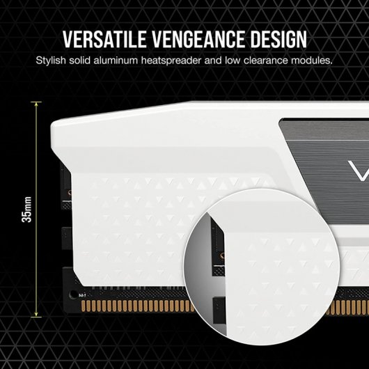 Corsair Vengeance DDR5 5200 MHz 64 GB 2x32 GB CL40 Bianco