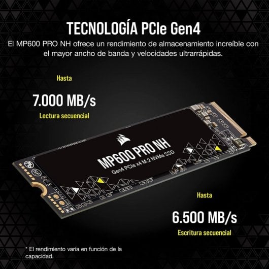 Corsair MP600 PRO NH 8 TB SSD PCIe Gen4 x4 NVMe M.2 TLC NAND