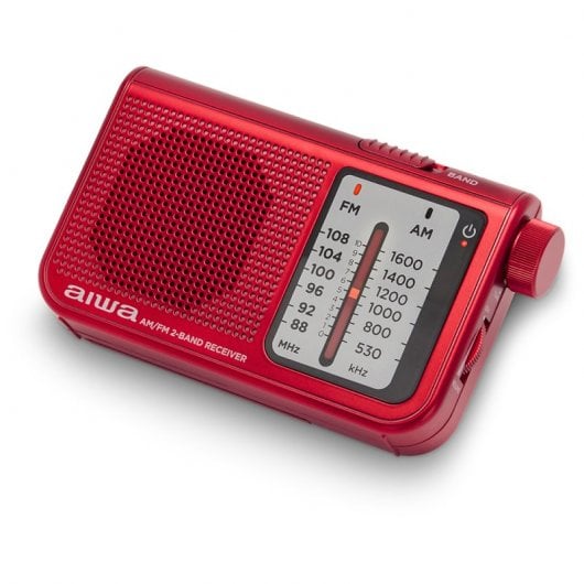 Aiwa RS-55BKRD Radio analogique portable rouge