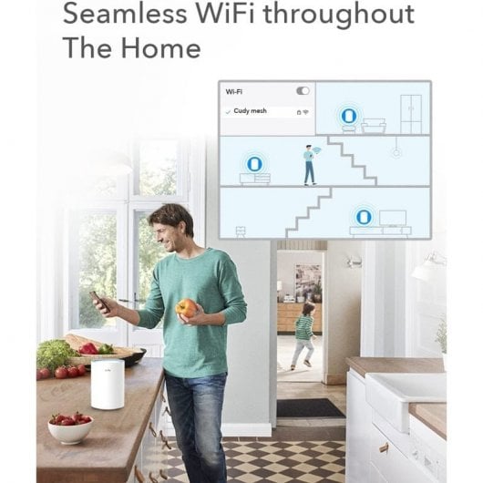 Cudy M1200 Pack de 2 Sistema Wi-Fi en Malla Doble banda AC1200