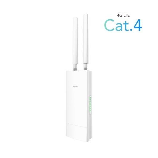 Router CUDY LT400 4G Ethernet 300Mbps Wi-Fi 4 IP65 Bande Antenna 4 SIM