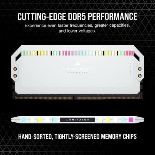Corsair Dominator Platinum RGB DDR5 5600 MHz 64 GB 2 x 32 GB CL40 Weiß