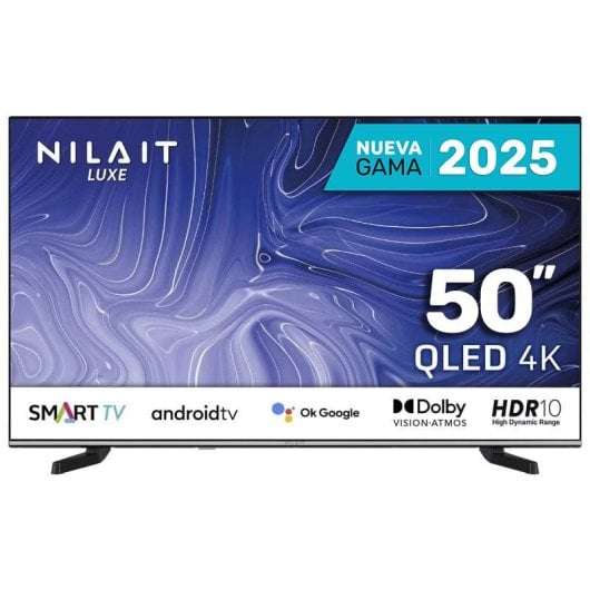 Téléviseur intelligent Nilait Luxe NI-50UB8001SE 50" QLED UltraHD 4K HDR10