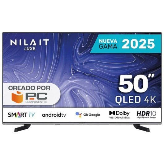 Smart TV Nilait Luxe NI-50UB8001SE 50" QLED UltraHD 4K HDR10
