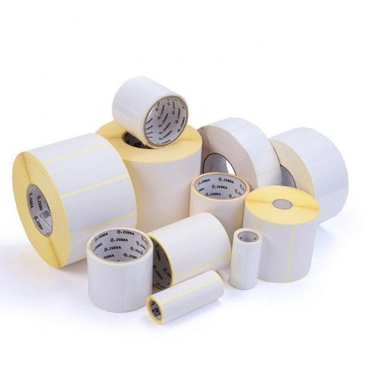 Zebra Z-Perform 1000T Pack de 12 Rollos de Etiquetas de Transferencia Térmica 70x38mm