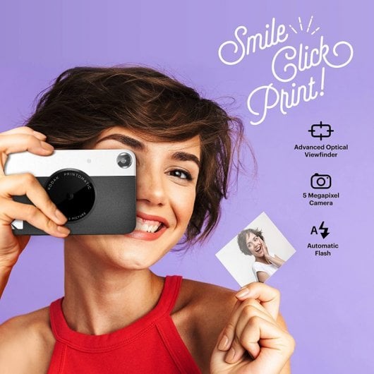 Kodak Printomatic Cámara Instantánea Negra