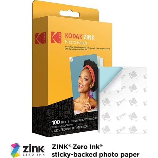 Kodak Zink Papel Fotográfico para Kodak Printomatic 100 Hojas