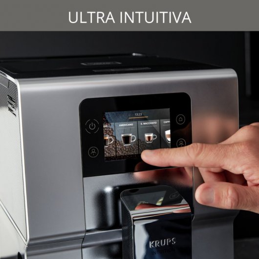 Krups Intuition Preference+ Macchina da caffè super automatica con macinacaffè