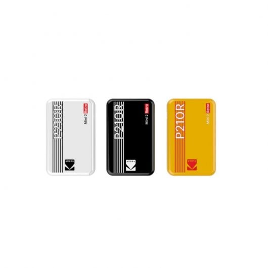Kodak Mini 2 Retro P210R Impressora Fotográfica Bluetooth Branca