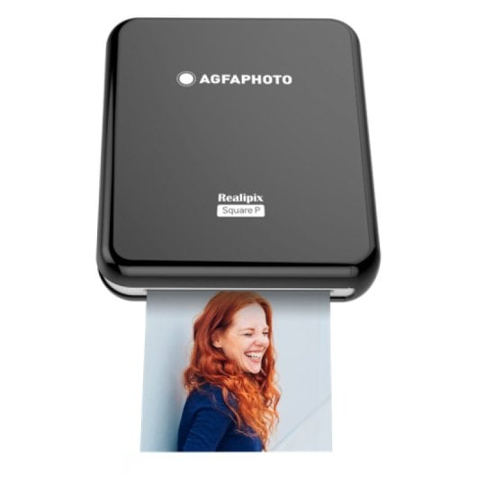 AgfaPhoto Realipix Square P Impresora Fotográfica Bluetooth Negra