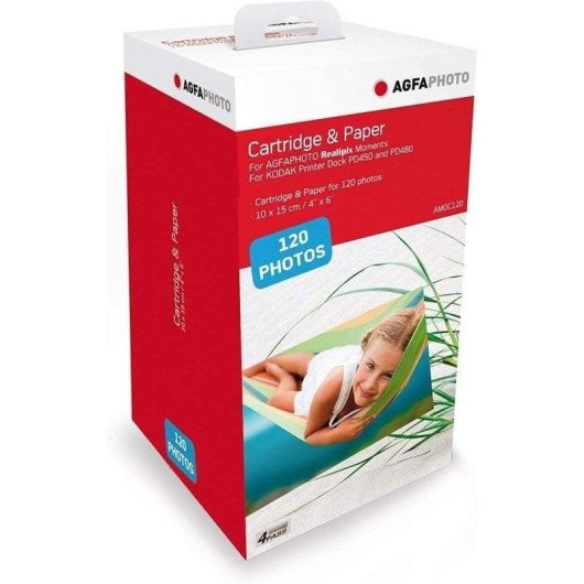Fotopapier AgfaPhoto AMOC40 10 x 15 cm 40 Blatt Realipix Kodak