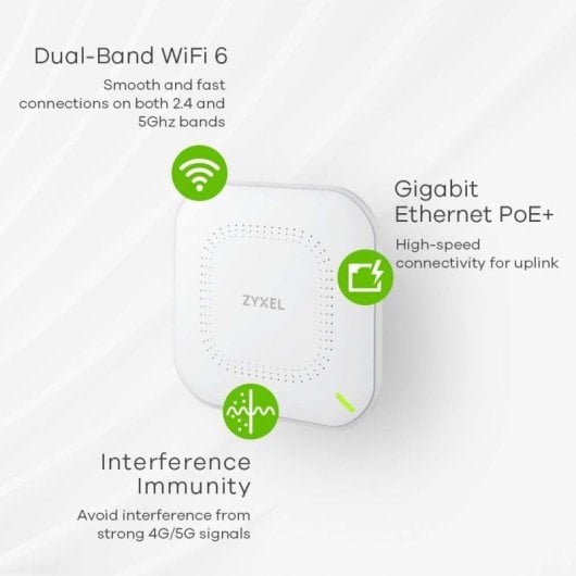 Zyxel NWA50AX Punto de Acceso WiFi6 AX1800 PoE
