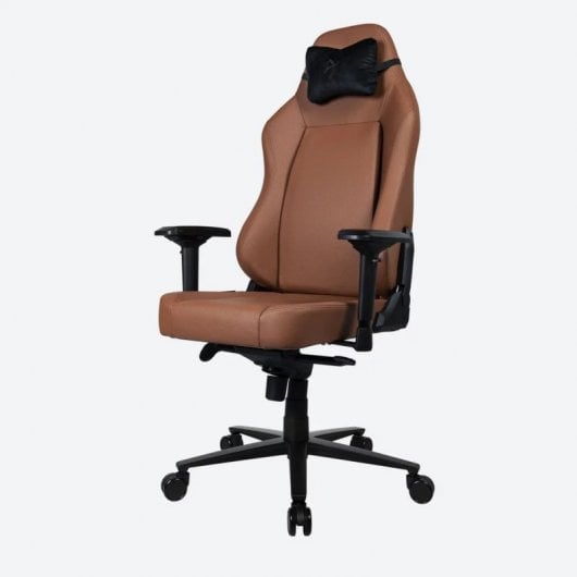 Arozzi Primo Full Premium Leather Silla Gaming Marrón