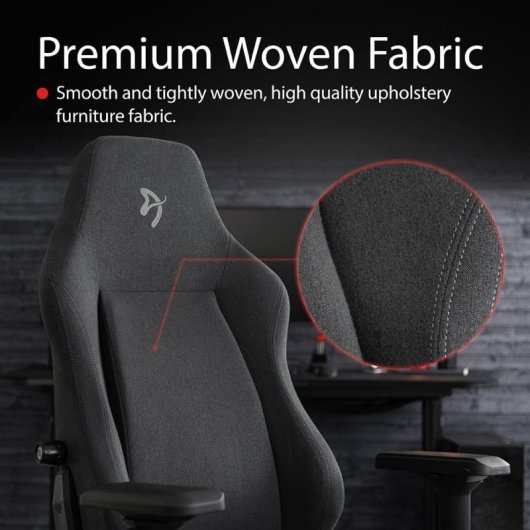 Arozzi Primo Woven Fabric con Logo Gris Negra