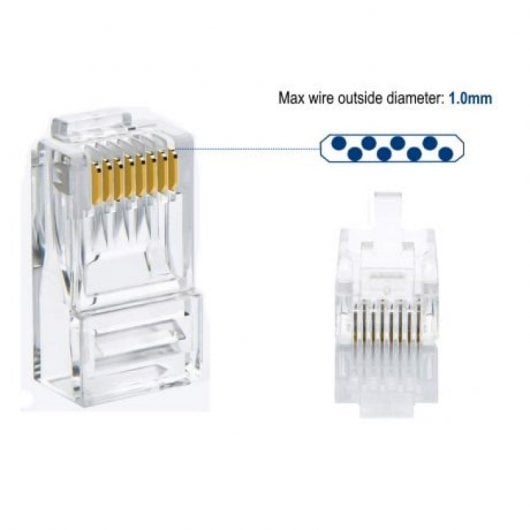 Ewent IM1205 Conector Modular CAT6 U/UTP 100 Unidades